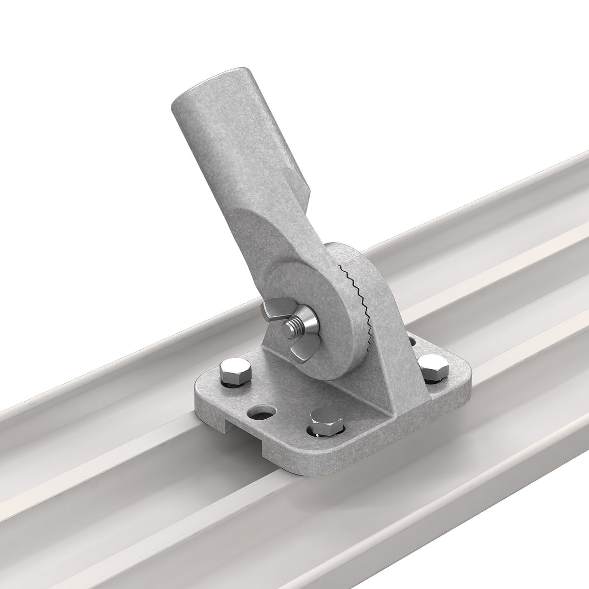 Bon Tool Round End Magnesium Bull Float with Threaded Handle Bracket