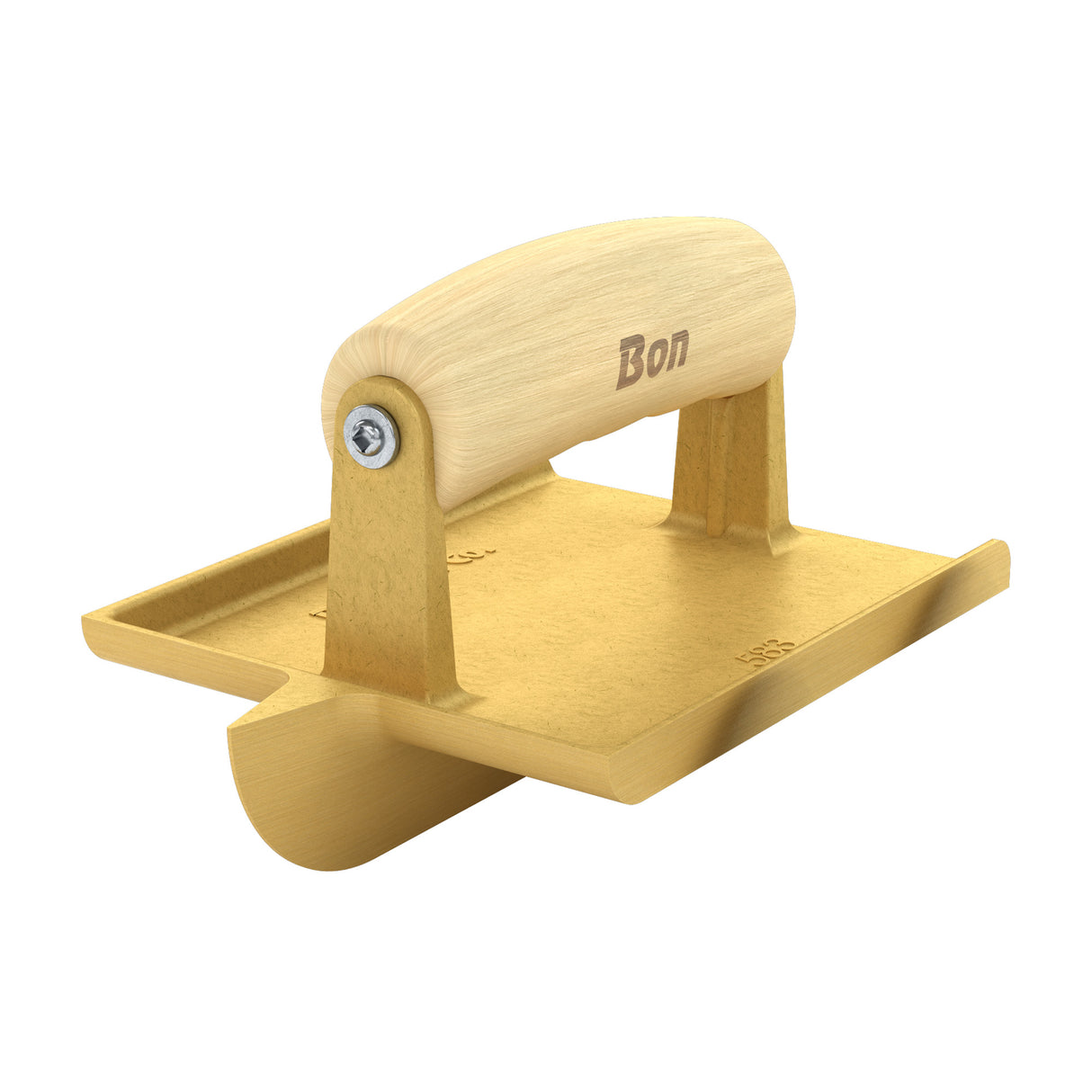 Bon Tool Bronze Hand Concrete Groover - Wood Wave Handle