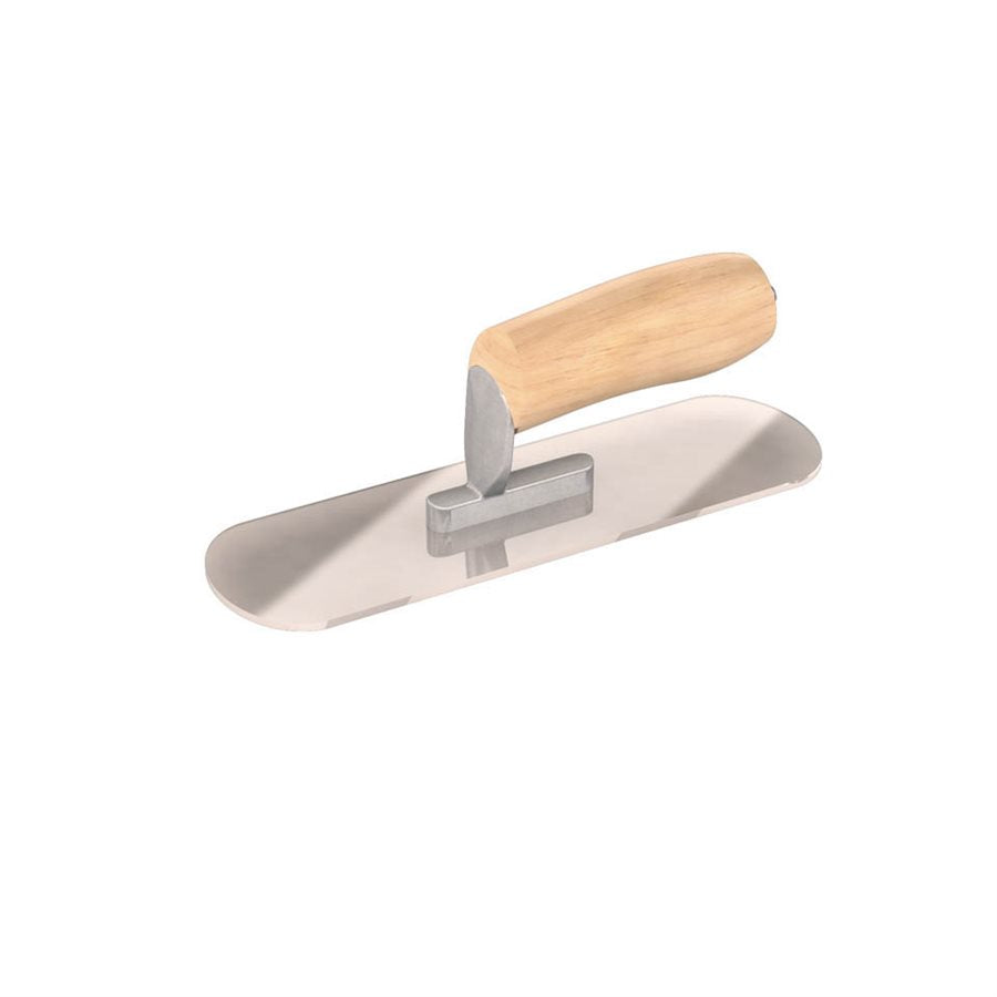 Bon Tool Plexiglass Swimming Pool Trowel - Camel Back Wood Handle