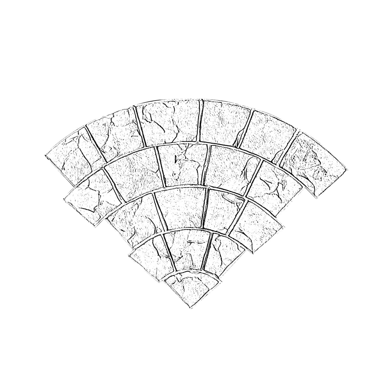 Bon Tool Cobble Circle Urethane Mat System