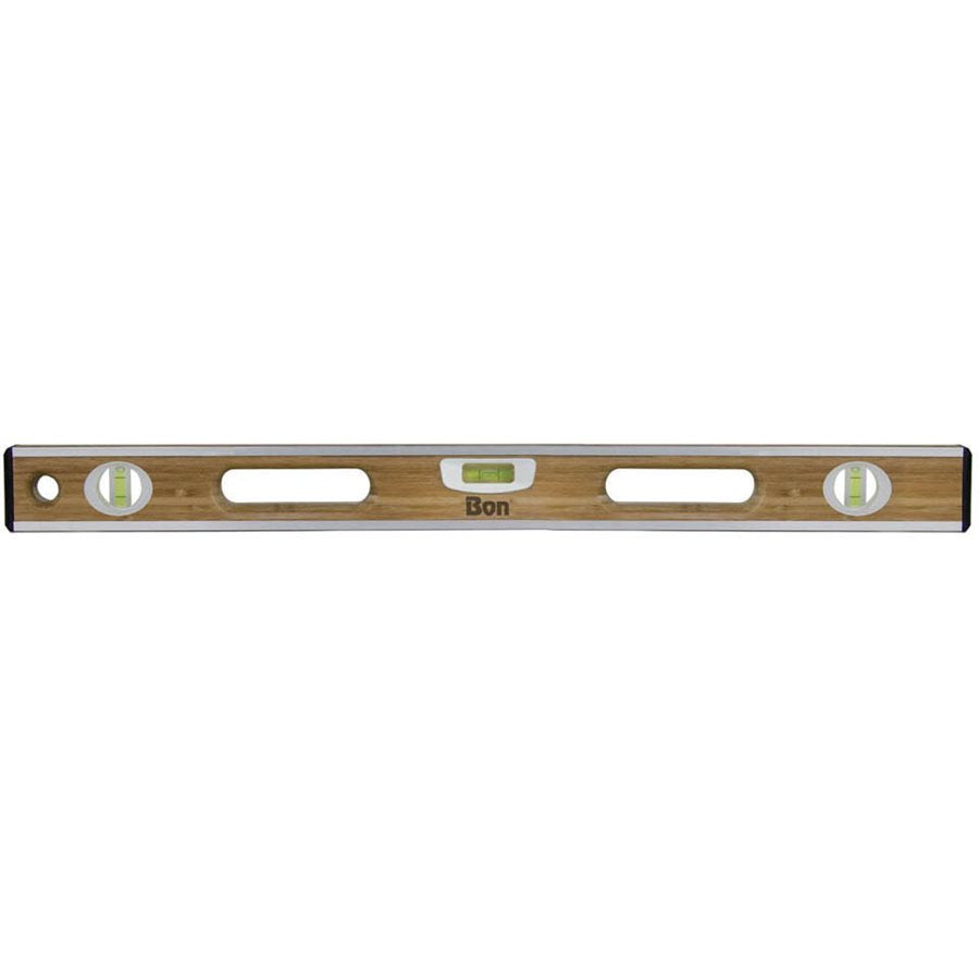 Bon Tool Aluminium Bound Laminated Bamboo Level