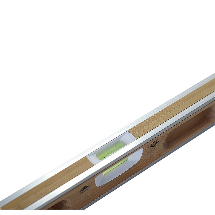 Bon Tool Aluminium Bound Laminated Bamboo Level