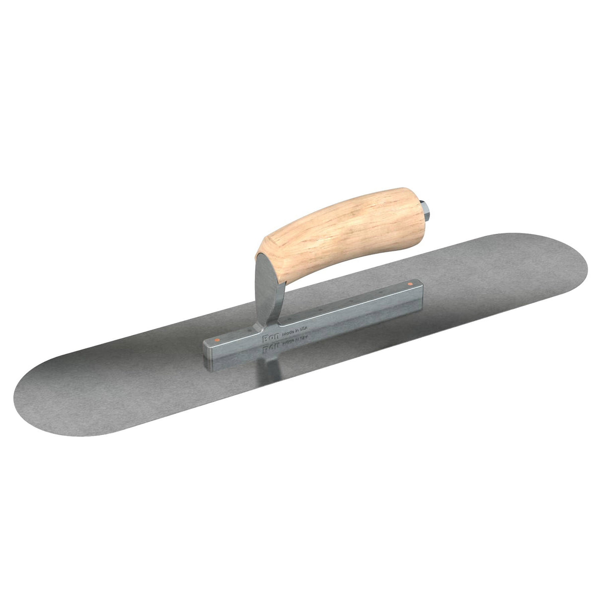 Bon Tool Carbon Steel Pool Trowel - Camel Back Wood Handle