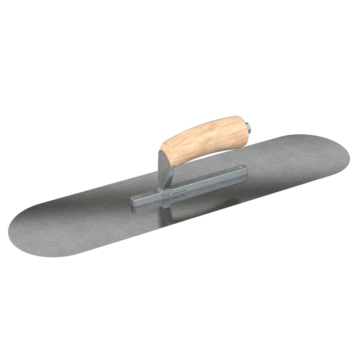 Bon Tool Carbon Steel Pool Trowel - Camel Back Wood Handle