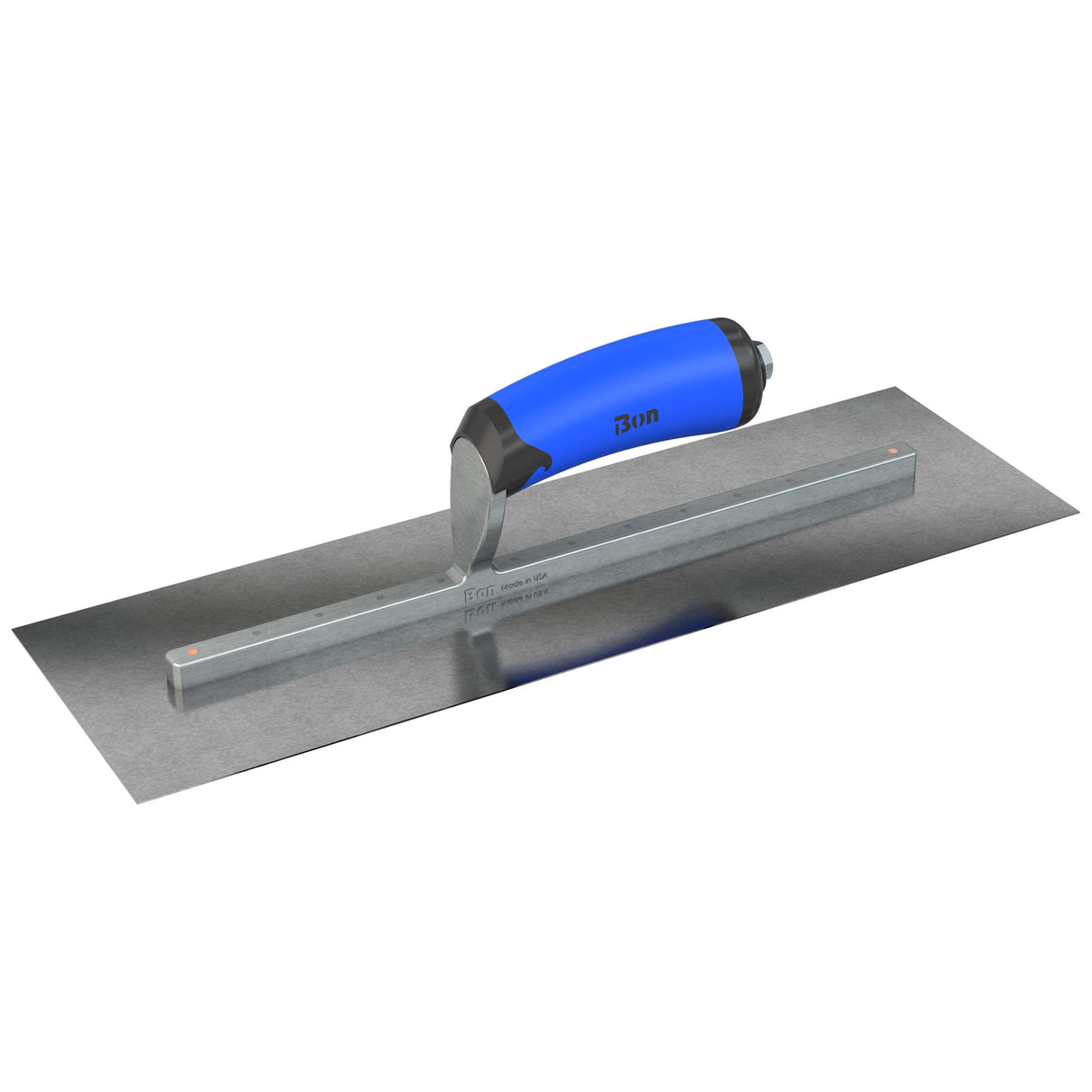 Bon Tool Carbon Steel Square End Finish Trowel - Comfort Wave Handle