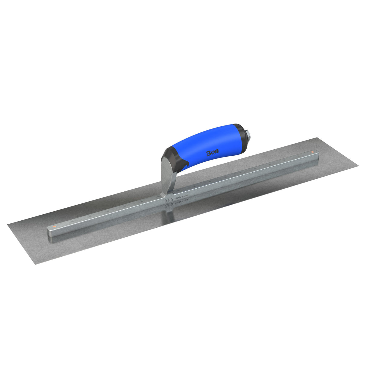 Bon Tool Carbon Steel Square End Finish Trowel - Comfort Wave Handle