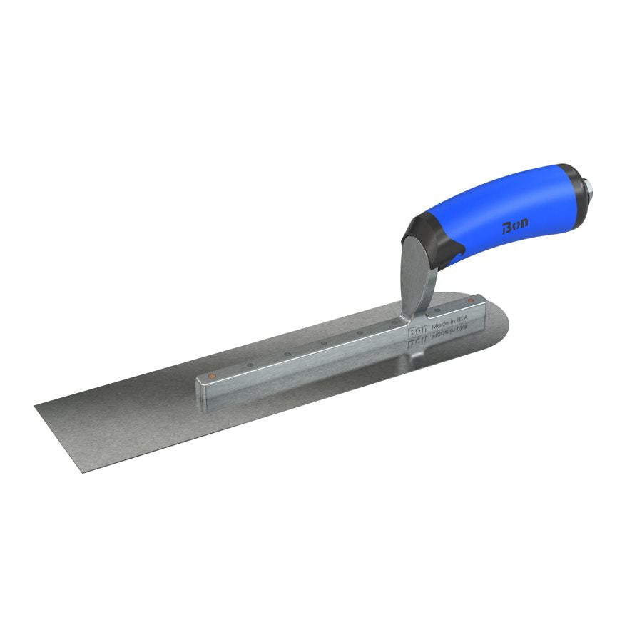 Bon Tool Carbon Steel Pipe Trowel - Camel Back Wood Handle