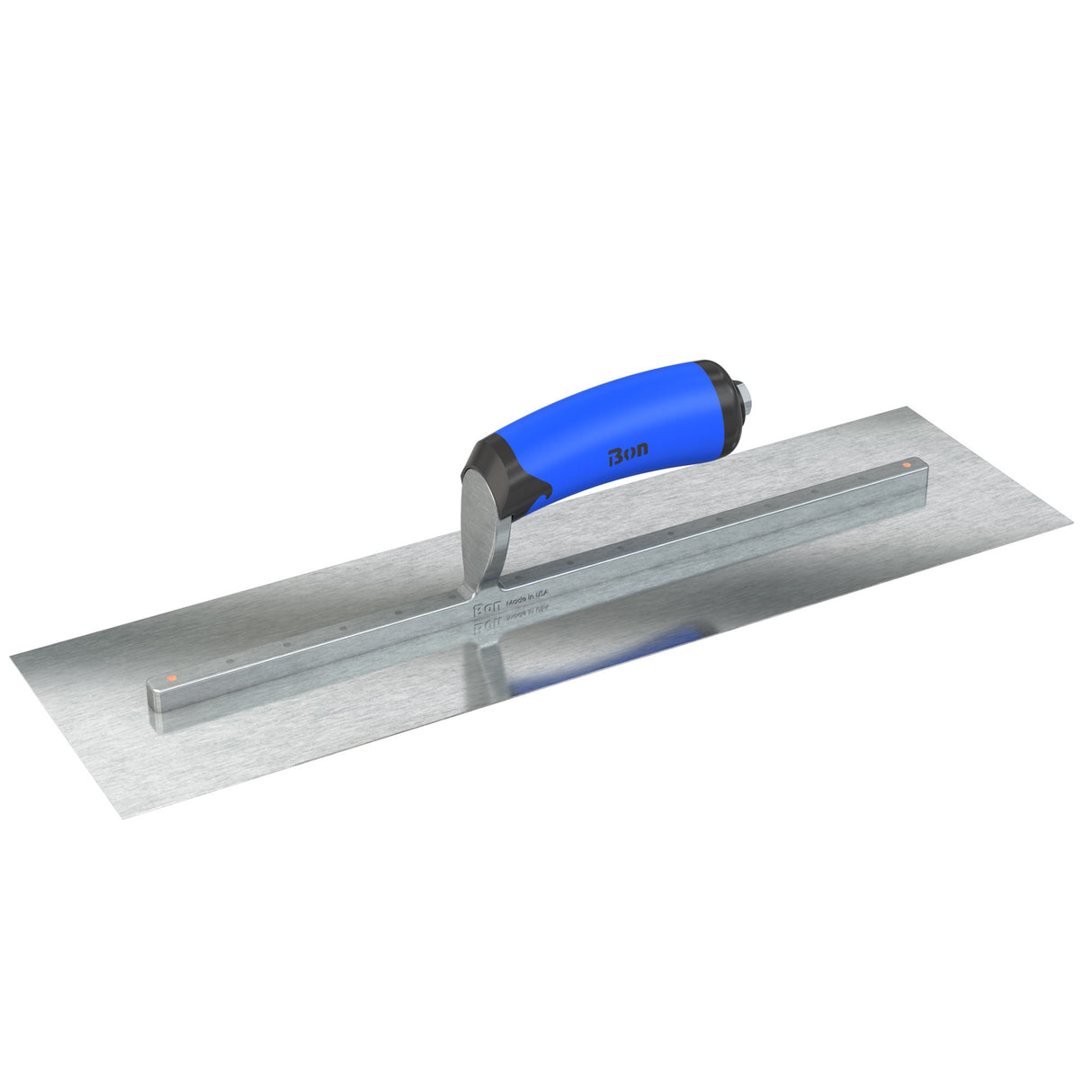 Bon Razor Stainless Steel Finishing Trowel - Square End - Comfort Wave Handle