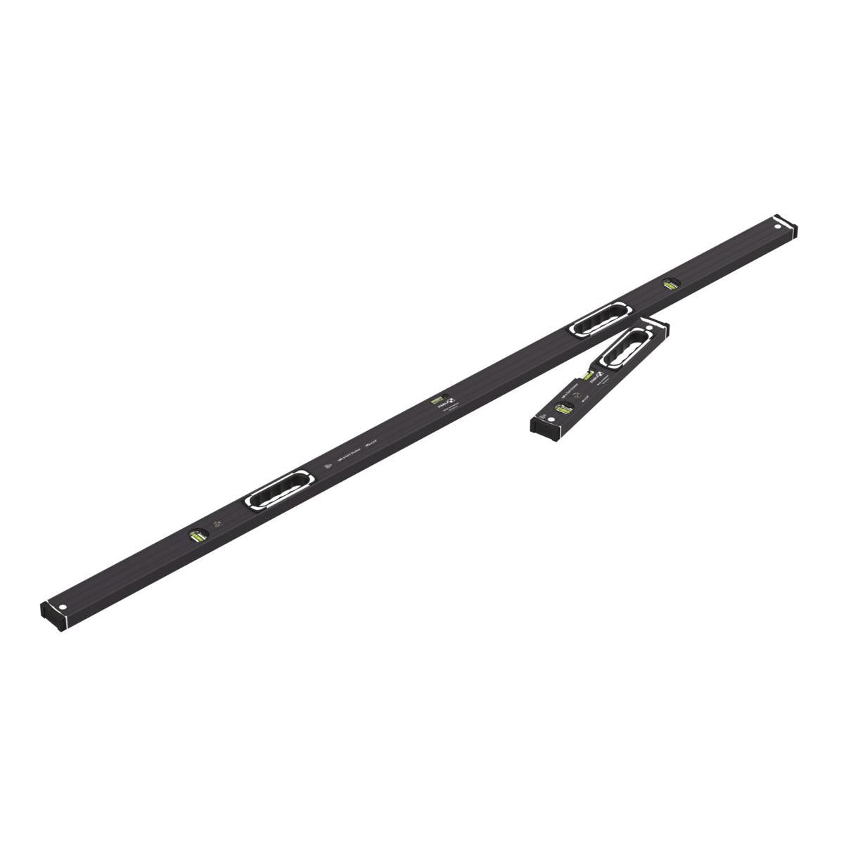 Stabila Dark Shadow Spirit Level Set 183 cm + 40 cm, Type 196-2, anthracite matte black, limited edition.