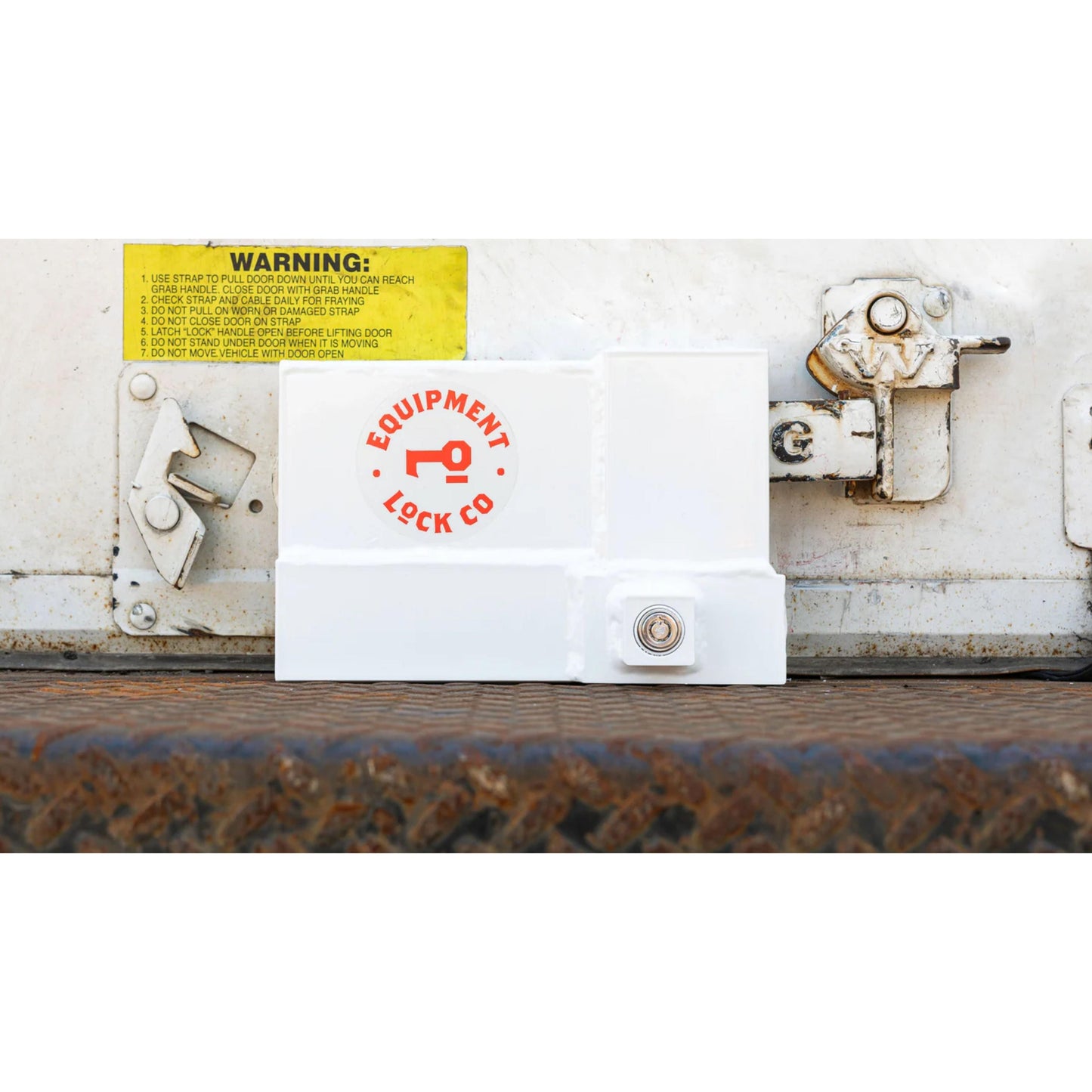 Whiting Rolling Door Lock For Trailers And Box Trucks - Locks Handle Down, Fits TODCO Hardware