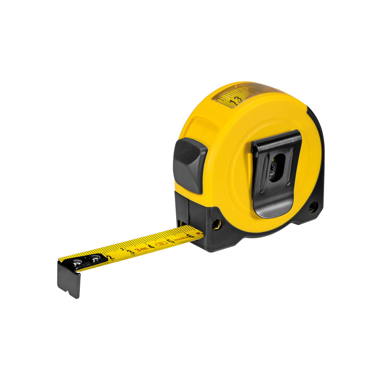 Stabila Pocket Tape BM 150 Easy Read Window Metric Scale Red Tens For Builders Carpenters