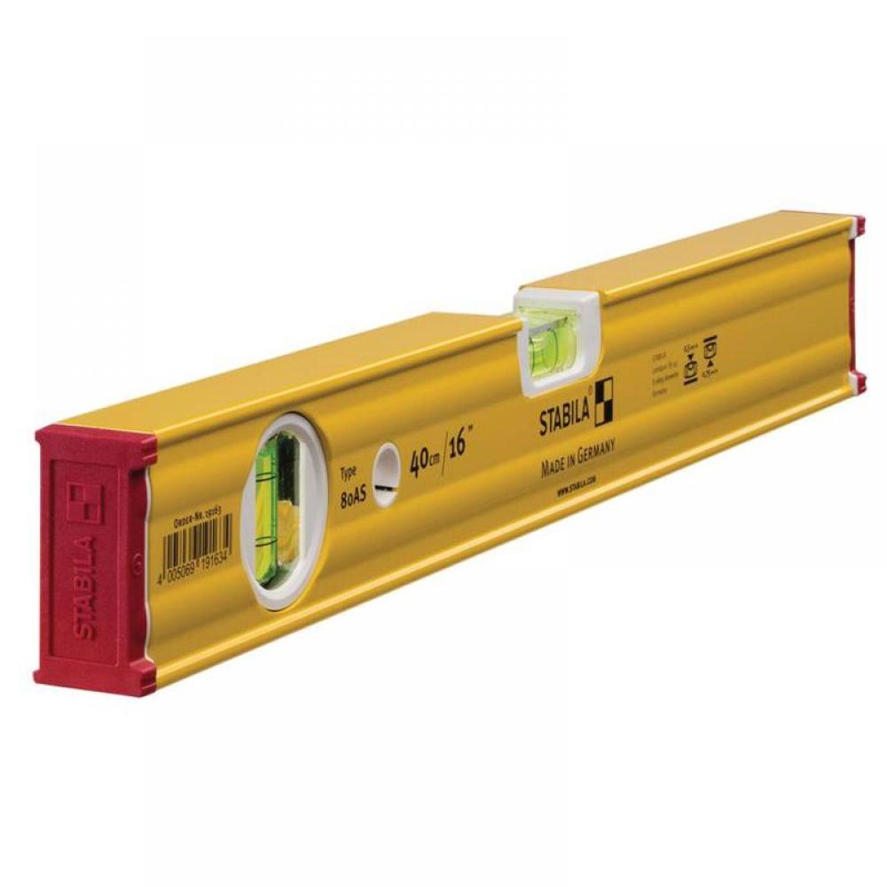 Stabila Spirit Level 80 AS With Two Fluorescent Vials For Precise Readability For Pros