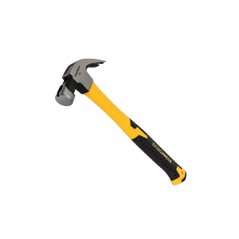 Roughneck Claw Hammer Fibreglass Shaft 454g (16oz)