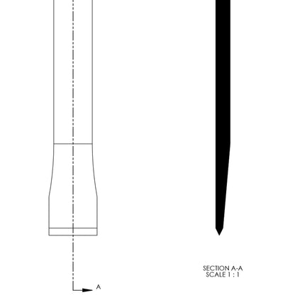 Bon Tool Flat Chisel 7/8" X 12" (11-205)