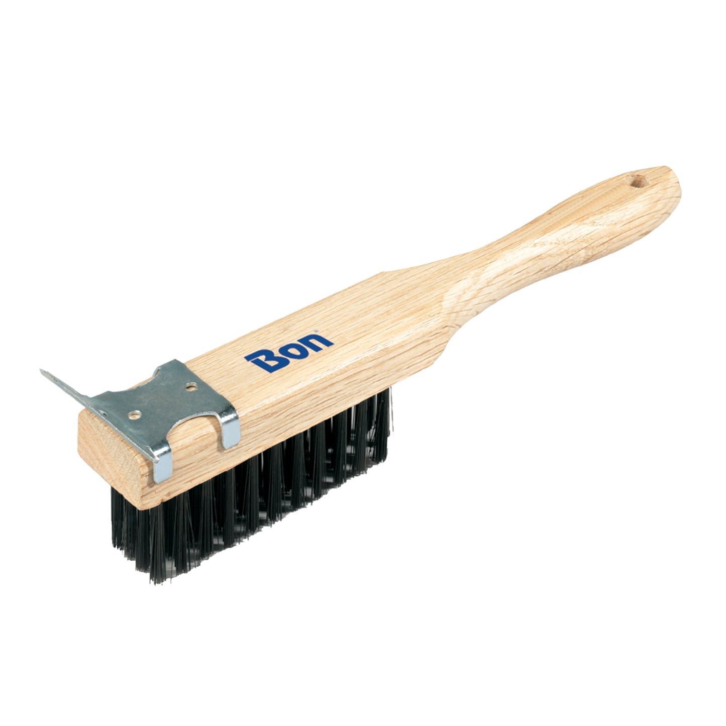 Bon Tool Straight Handle Wire Brush with Scraper (11-217)