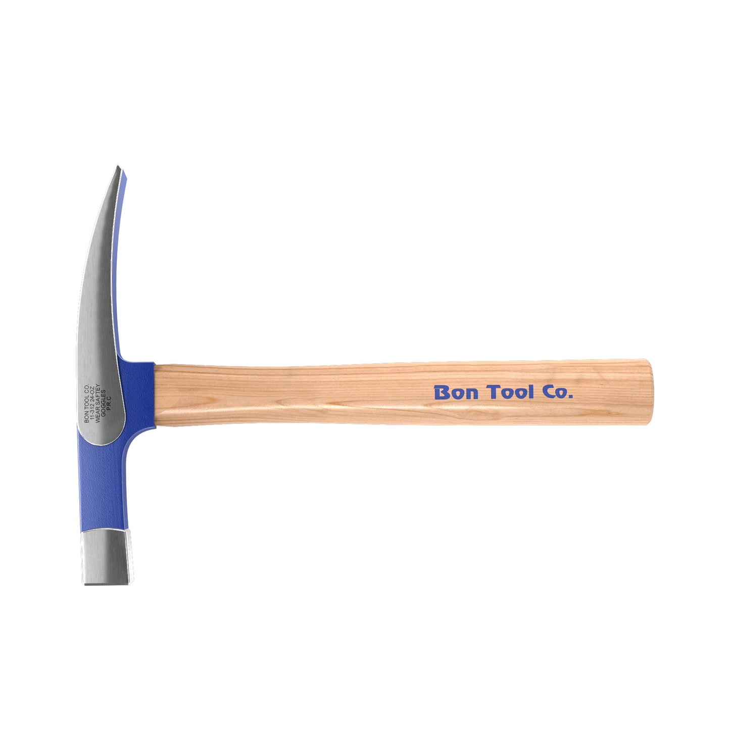 Bon Tool Brick Hammer - Forged Steel Head, Hickory Wood Handle, Durable Masonry Tool For Precision And Longevity
