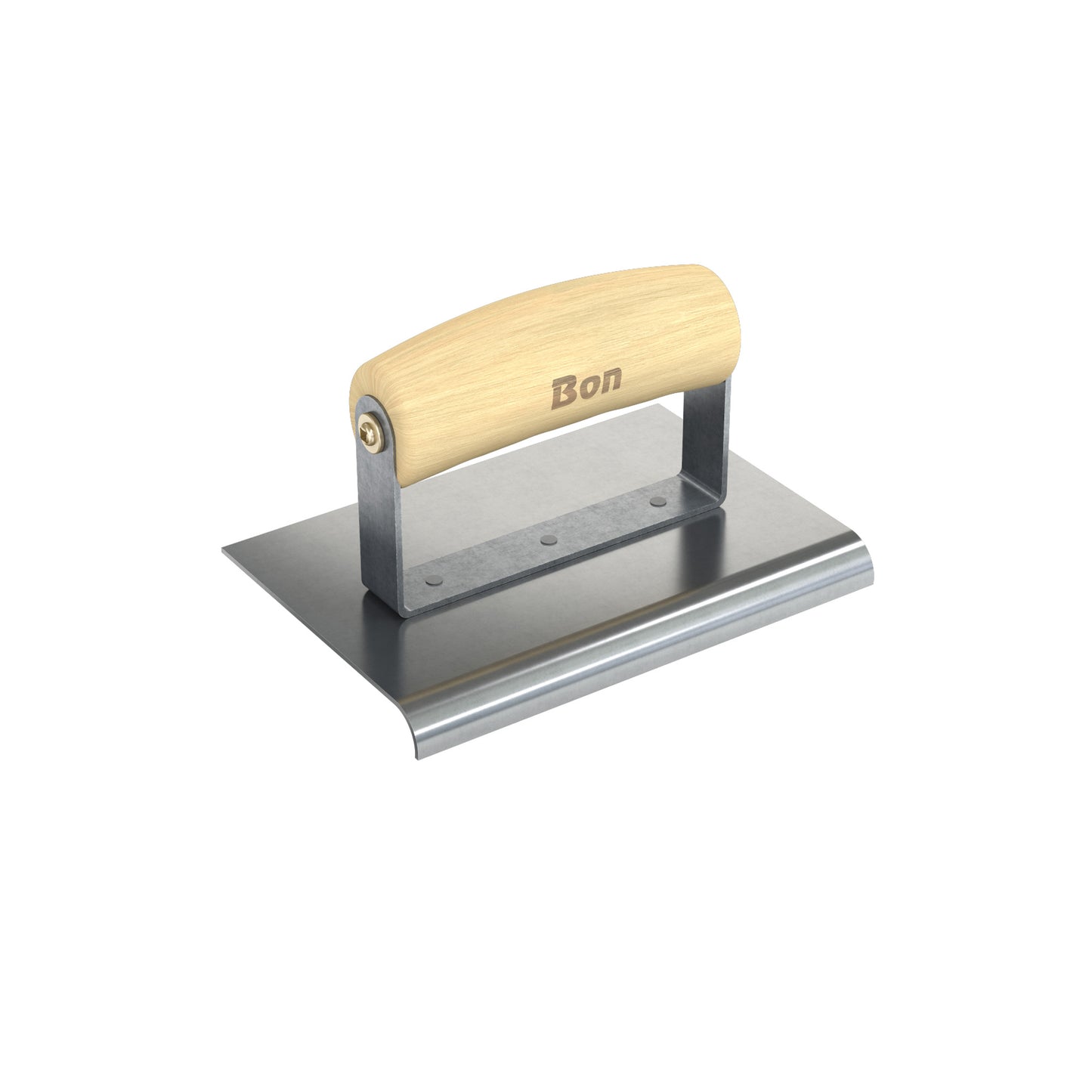 Bon Tool Stainless Steel Pavement Edger - 6" x 4" - Wood Wave Handle