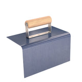 Bon Tool Blue Steel Outside Curb Tool - Wood Handle