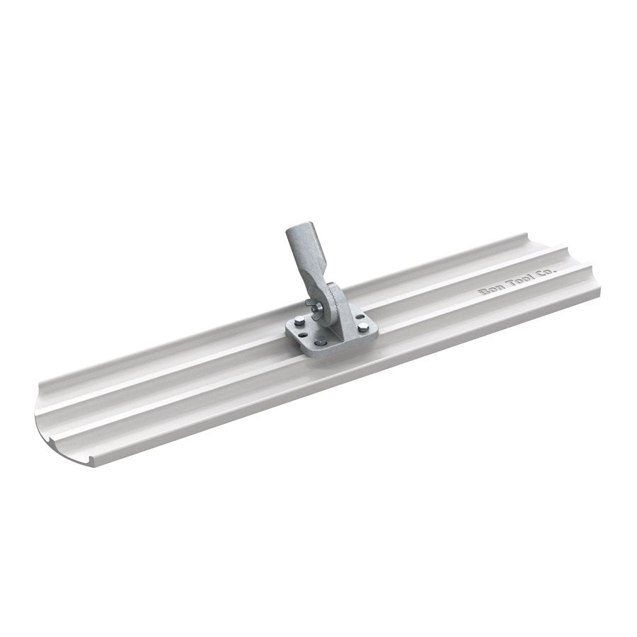 Bon Tool Round End Magnesium Bull Float with Threaded Handle Bracket