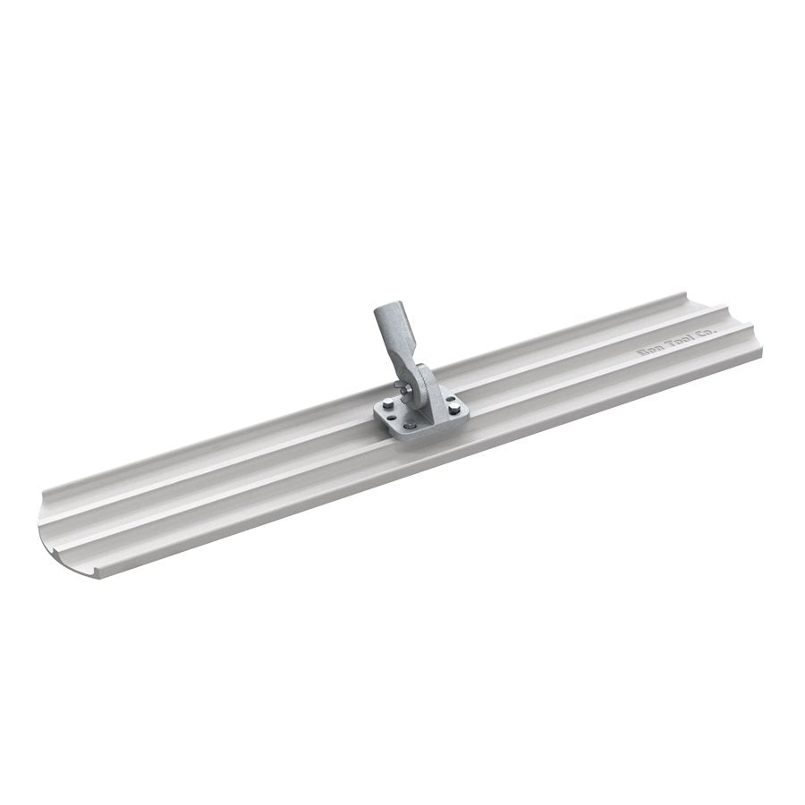 Bon Tool Round End Magnesium Bull Float with Threaded Handle Bracket