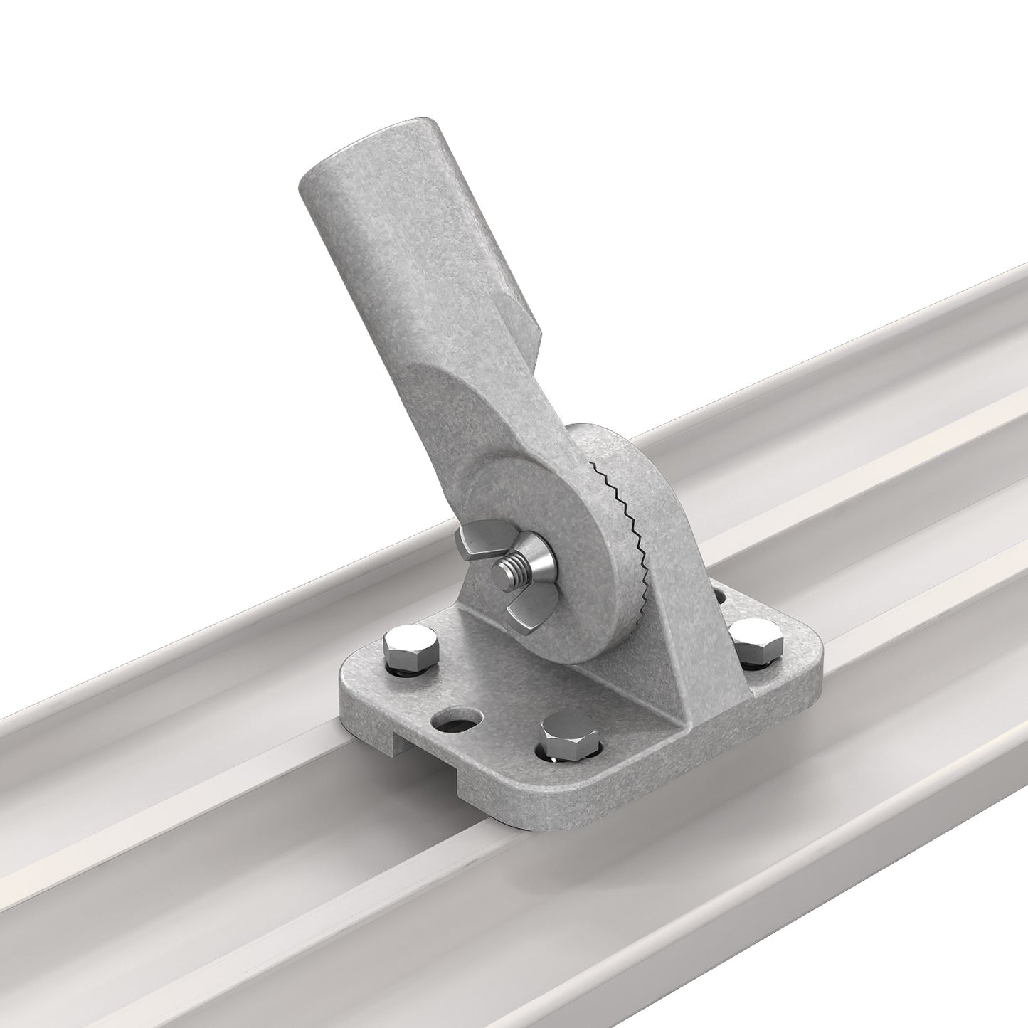 Bon Tool Round End Magnesium Bull Float with Threaded Handle Bracket