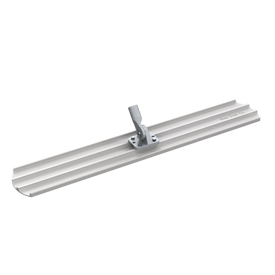 Bon Tool Round End Magnesium Bull Float with Threaded Handle Bracket