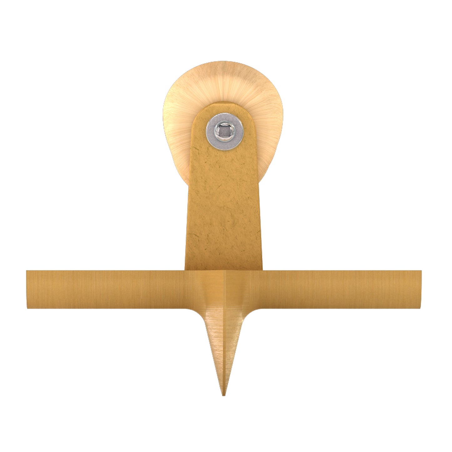 Bon Tool Bronze Hand Concrete Groover - Wood Wave Handle