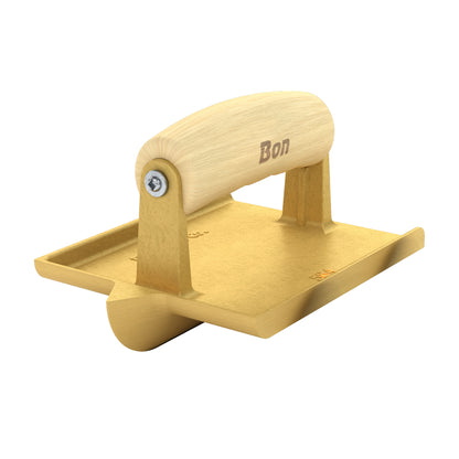 Bon Tool Bronze Hand Concrete Groover - Wood Wave Handle