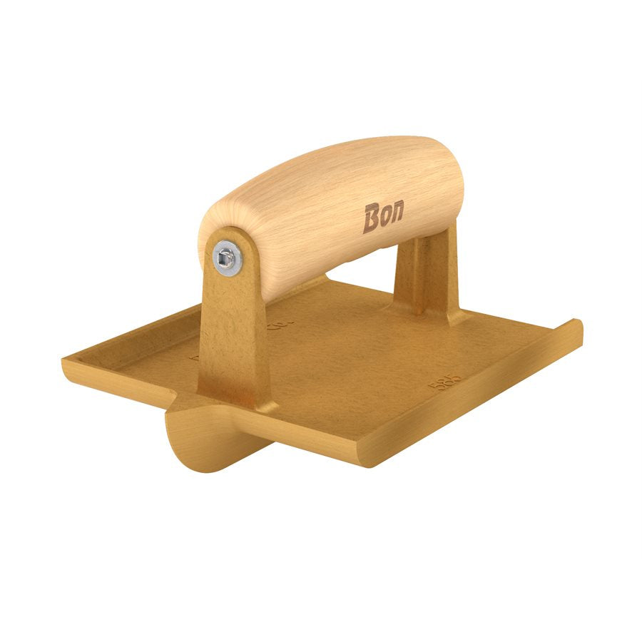 Bon Tool Bronze Hand Concrete Groover - Wood Wave Handle