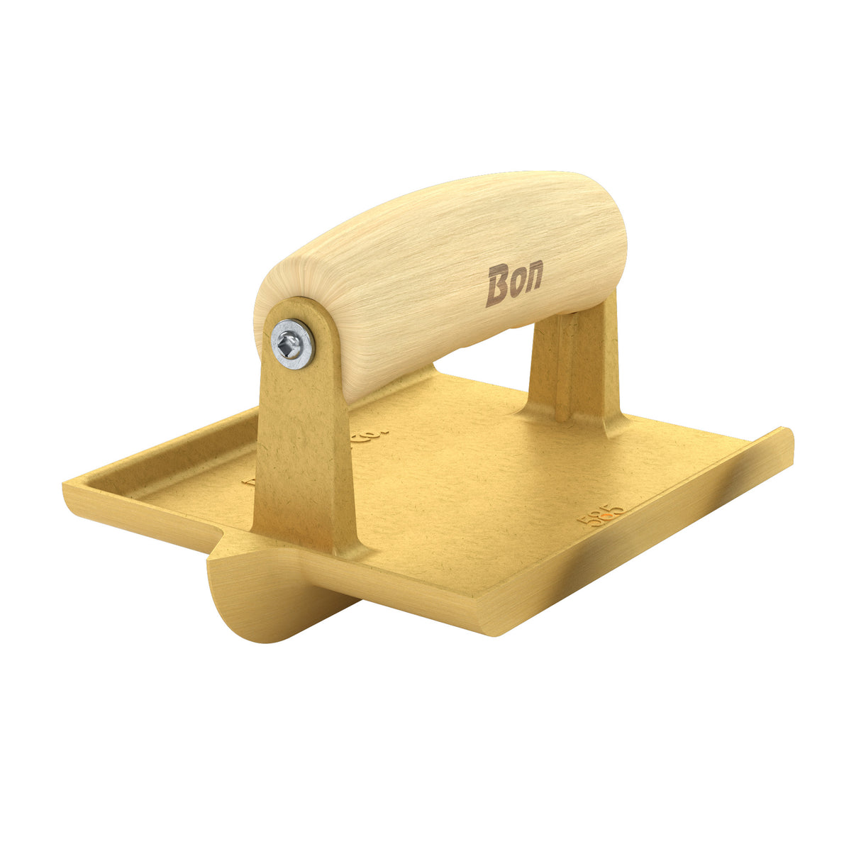 Bon Tool Bronze Hand Concrete Groover - Wood Wave Handle