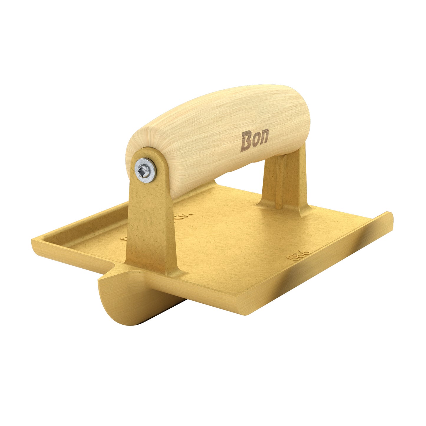 Bon Tool Bronze Hand Concrete Groover - Wood Wave Handle
