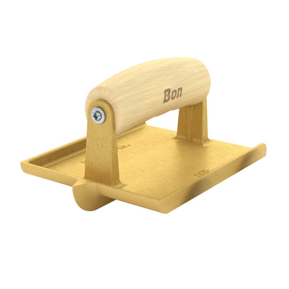 Bon Tool Bronze Hand Concrete Groover - Wood Wave Handle