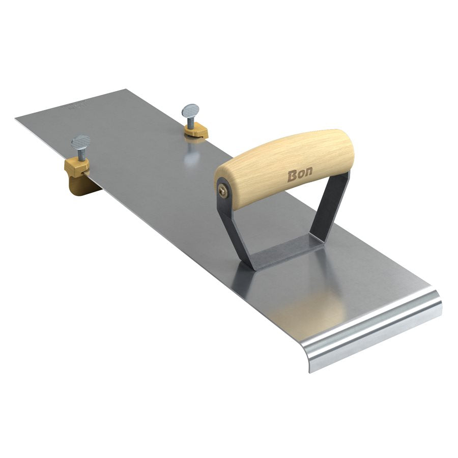 Bon Tool Adjustable Edger/Groover - Wood Wave Handle