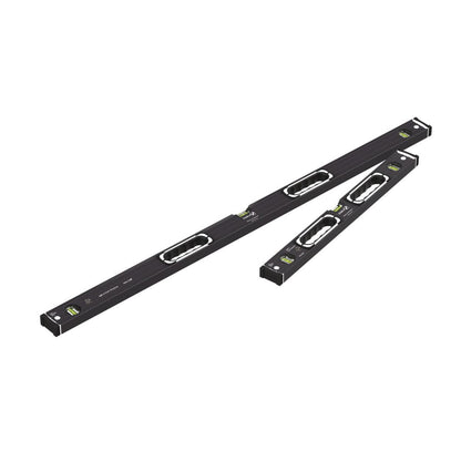 Stabila Dark Shadow 196-2 Spirit Level Set 122 cm (4ft)+ 61 cm