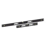 Stabila Dark Shadow 196-2 Spirit Level Set 122 cm (4ft)+ 61 cm