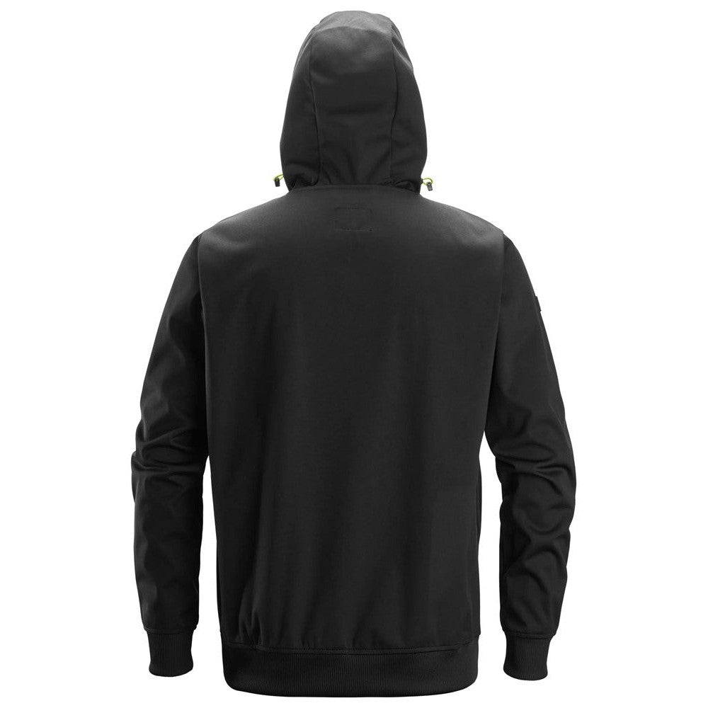 Snickers 8400 FlexiWork, Windblocker Stretch Half-Zip Hoodie - Black