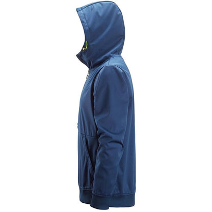Snickers 8400 FlexiWork, Windblocker Stretch Half-Zip Hoodie - Deep Blue