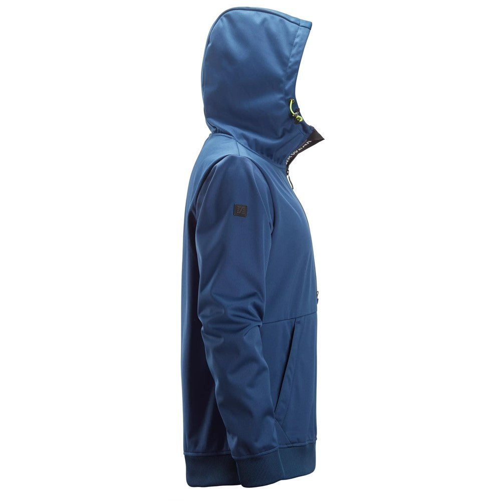 Snickers 8400 FlexiWork, Windblocker Stretch Half-Zip Hoodie - Deep Blue
