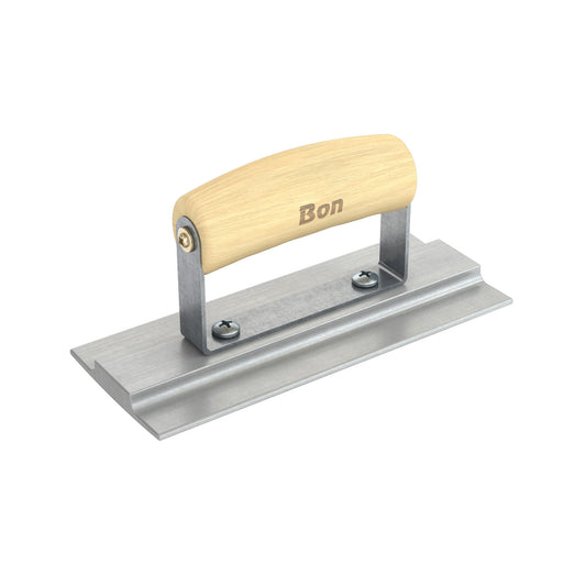 Bon Tool Formed Wall Magnesium Float - Wood Wave Handle