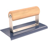 Bon Tool Blue Steel Sidewalk Edger - Wood Handle