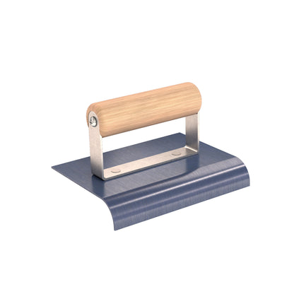 Bon Tool Blue Steel Sidewalk Edger - Wood Handle