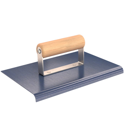 Bon Tool Blue Steel Sidewalk Edger - Wood Handle