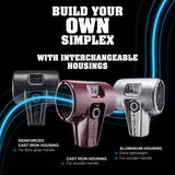Halder Simplex soft-face mallet, cast iron housing - TPE-soft / TPE-mid