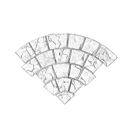 Bon Tool Cobble Circle Urethane Mat System