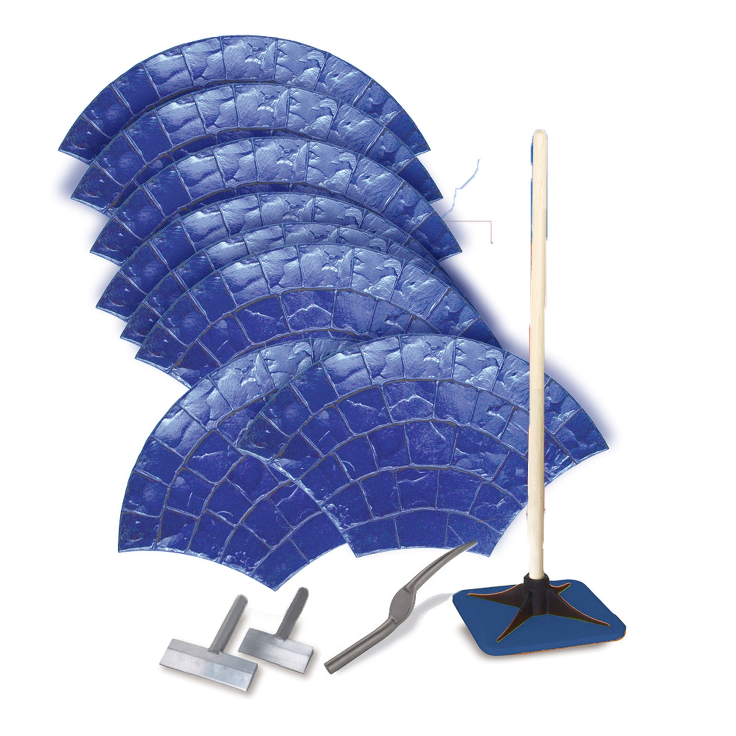 Bon Tool European Fan Cobblestone Concrete Texturing Kit (32-843)