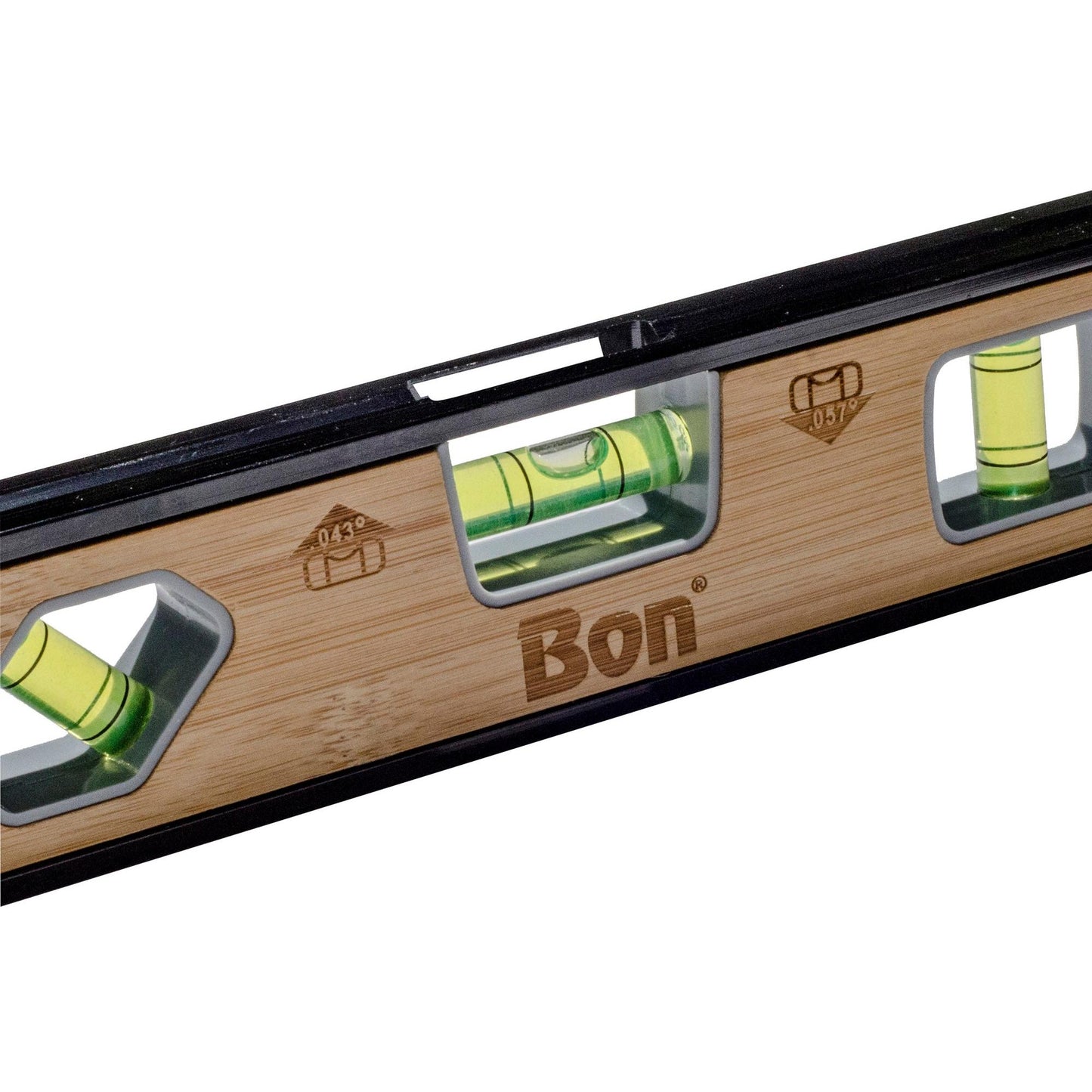 Bon Tool Aluminium and Bamboo Magnetic Torpedo Level
