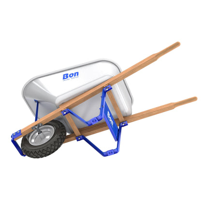 Bon Tool Trade Tough Steel Tray Wheel Barrow