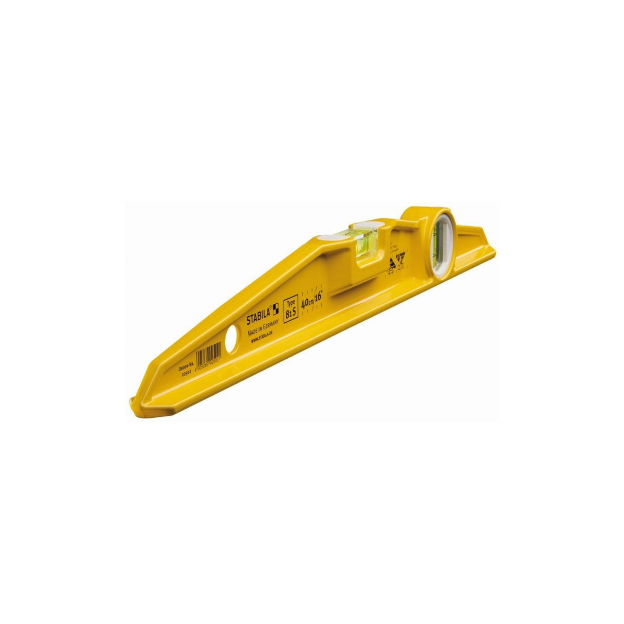 Stabila Spirit Level 81S Bevelled Shaped Precision Tool For Bricklayers Professionals