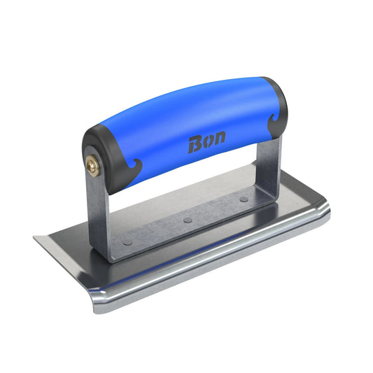 Marshalltown 6 In. X 4 In. Stainless Steel Curved End Hand Edger With 1