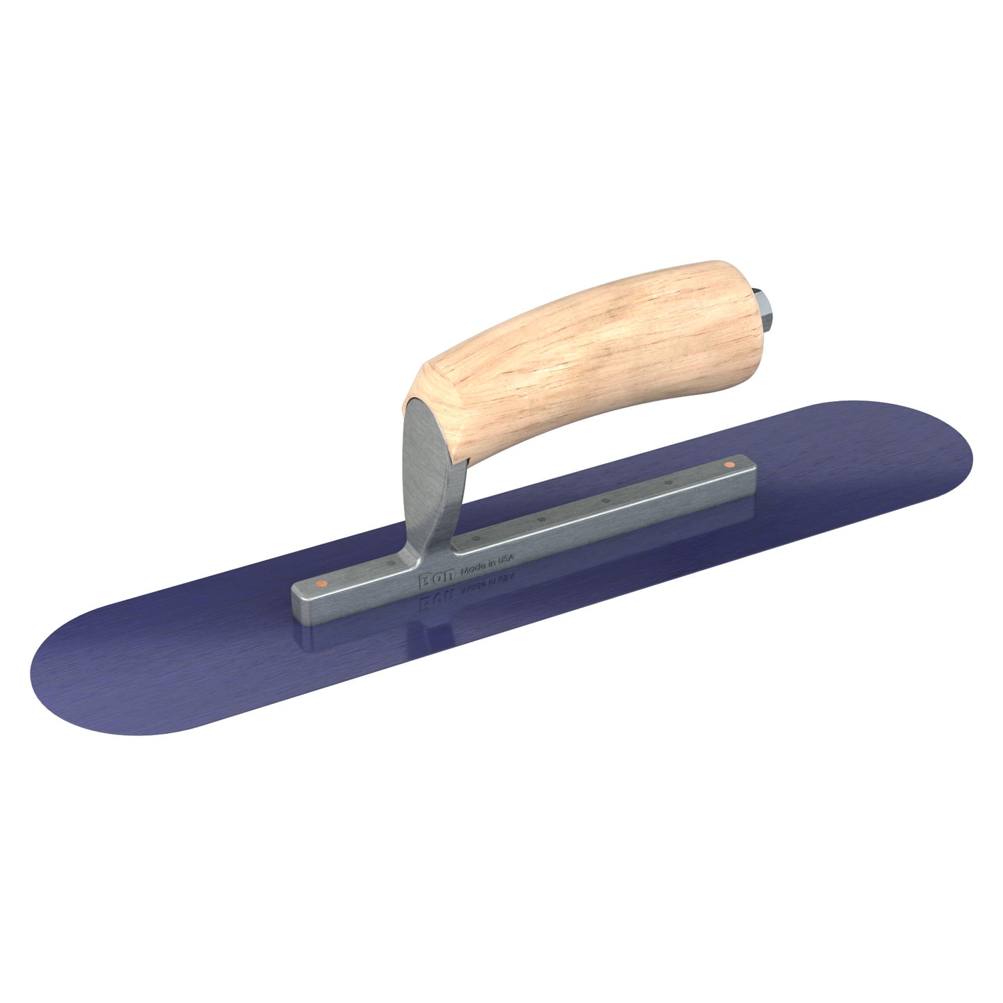 Bon Tool Blue Steel Pool Trowel - Camel Back Wood Handle